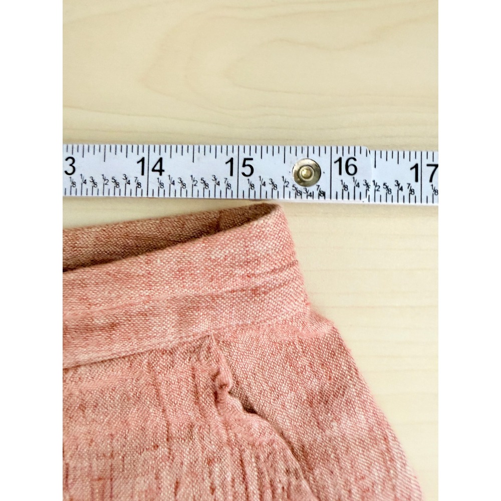 Poetry Linen Cotton Summer Capsule Shorts 6 Terracotta Rose Preppy Beach Vacay - Picture 5 of 7